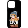 Sarcastic Cat Cliche Live Laugh Lobotomy Custodia per iPhone 15 Pro Max Live Laugh Lobotomia Sarcastico Cliché Cat Sarcasmo Meme