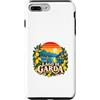 Lago di Garda Travel Designs Custodia per iPhone 7 Plus/8 Plus Lago di Garda Italia Vacanza Retrò Souvenir Design