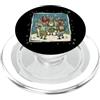 Classic Christmas Vintage Xmas Nostalgic Calciatore Allenatore Team League Carolling Carols Retro PopSockets PopGrip per MagSafe