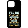 Clever Equation Math Humor Custodia per iPhone 16 Pro Max Ecco dove ho disegnato la linea Colorato Math Algebra Pun