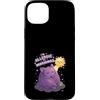 Sleepy Bat Morning Humor Night Owl Custodia per iPhone 15 Plus Sono allergico all'umorismo del pipistrello assonnato del mattino