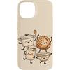 Doodle Character Friends Custodia per iPhone 14 Carino Cottura Ciotola Jar Noce Pot Cucina