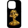 Gilded Goof Funny Animal and Cartoon Des Custodia per iPhone 14 Pro Neegy Meme Divertente Internet Brainrot Umorismo Gen Z Alpha