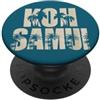 Travel Asia: Koh Samui Koh Samui Palme Vacanza Souvenir Turisti Ricordo Thailandia PopSockets PopGrip Adesivo