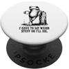 Funny Frog Lover Toad Caffeine Meme Humo Devo dire cose strane o morirò Funny Frog Coffee PopSockets PopGrip Adesivo