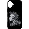 Politics and British Punk Gifts Custodia per iPhone 16 Plus Maglietta punk britannica Regali Mohawk Gioventù, Cultura