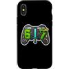 7th Birthday I Was 6 Now Im 7 67 Gamer P Custodia per iPhone X/XS 7 ° compleanno ero 6 ora sono 7 67 Gamer Boys Kids Gaming Joke