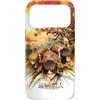 進撃の巨人 Custodia per iPhone 17 Pro Max AOT Eren Mikasa Armin Action Scene Anime Series