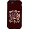 Bookworm Reading Fantasy Romance Book Custodia per iPhone SE (2020) / 7/8 Lettore bibliotecario amante del libro di lettura divertente