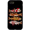 Collezione Abbigliamento Pesci Colorati Custodia per iPhone SE (2020) / 7/8 Divertente Abbigliamento Festivo per Amanti dei Pesci