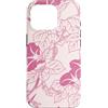 generic Custodia per iPhone 16 Pro Grafica floreale rosa Cottagecore