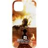 進撃の巨人 Custodia per iPhone 14 Plus AOT Eren vs Colossal Titan at the Wall Scene Anime Series
