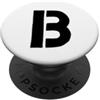 Urban Stencil Collective Studio Co. Lettera B Graffiti Stencil Design - Motivo iniziale PopSockets PopGrip Adesivo