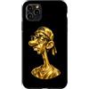 Gilded Goof Funny Animal and Cartoon Des Custodia per iPhone 11 Pro Max Neegy Meme Divertente Internet Brainrot Umorismo Gen Z Alpha