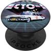 Ghostbusters Griglia cromata Synthwave per auto Ghostbusters Ecto 1 del 1984 degli anni '80 PopSockets PopGrip Adesivo