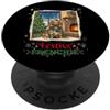 Classic Christmas Vintage Xmas Nostalgic Bulldog francese Frenchie String Lights Ornamenti Tinsel Retro PopSockets PopGrip Adesivo