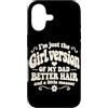Funny Daughter & Dad Matching Humor Custodia per iPhone 17 Im Just The Girl Versione Di Mio Papà Retro Groovy Figlia