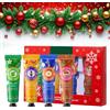 Cerioll Crema Mani Natale, 4 Pezzi Set Crema Mani Confezione Regalo, Per Donna E Uomo, Ripara &Non Unge, Idee Regalo Compleanno,Natale Ed Valentino Originali
