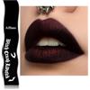 DE'LANCI Rossetto Liquido Matte, Rosso Nero Gotico Iridescente, Tinta Labbra a Lunga Tenuta, impermeabile, non appiccicoso, vegano, alta pigmentazione, per cosplay, vampiro e Halloween Tinta #08