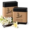 Timeless Beauty Secrets TBS Sapone naturale fatto a mano, sapone nero da donna, con latte di capra, burro di karitè, miele, tuberosa e vaniglia, 2 x 100 g, per acne e pelle grassa, con aloe vera, ashwagandha e tè verde