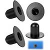 BTACGWP Tappi Chiusura Pompe Piscina 4Pezzi Nero, Compatibili Intex & Bestway, Tenuta Conica Anti-perdite, Design Preciso per Svuotamento Rapido Filtri