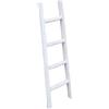 Biscottini Scaletta per asciugamani da bagno 100 x 9 x 30 cm - Scala decorativa in legno che può essere utilizzata come servomuto per camera da letto o scala per asciugamani shabby