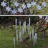 DAHI Decorazione per albero di Natale a forma di ghiaccio, in acrilico, 20 ghiaccioli +10 fiocchi di neve