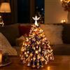 Generic Kit fai da te per albero di Natale con perline, perline e ornamenti | Decorazione da tavolo per albero di Natale, decorazione colorata fai da te