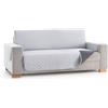 Lanovenanube Copridivano imbottito Mallorca - Pratico - 3 posti Plus - Colore grigio chiaro C21