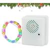 Rrlihjgu Luci Natalizie a LED - 10 Metri Luci Di Natale per Interni,Decorazione con Sensore Musicale per Salotto Giardino Interno Halloween Patio scale Festività