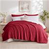 Aisbo Coperta Pile Matrimoniale, Plaid Divano, 230x270cm Rosso | Grande Plaid Matrimoniale Morbida, Felpa Coperta Calda Invernale, Idea Decorativa per Lei e per Lui, Regalo per Donna