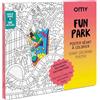 Omy Poster géant à colorier fun park, 70 x 100 cm