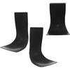 BESPORTBLE Plastic stand in plastica nera, 3 pezzi, vaschetta raccogligocce da parete per gel e dispenser di sapone liquido