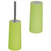 MSV 140937 - Set spazzolone WC con supporto in polipropilene/acciaio INOX 380C, dimensioni 0,1 x 36 x 0,1 cm, colore verde
