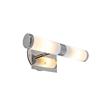 Qazqa bath - Appliques Moderno - 2 luce - L 223 mm - Cromo - Design - Bagno