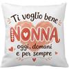 Generico Regalo Nonna Federe Cuscini Divano 45x45 Festa dei Nonni,Festa della Nonna | Regalo per i Nonni dai Nipoti,Idée Regalo per Nonna Nonno Compleanno,Calendario Avvento,Natale,Regali per la Casa Originali