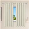TIANTMIN Tenda Oscurante Finestra 350 x 200 cm Opaca Termica Isolante Tende Termiche Camera da Letto per Salotto Eleganti, Beige
