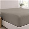 Il Gruppone Passione Casa Lenzuolo Sotto con Angoli in Flanella 100% Cotone - Morbido, Caldo ed Elasticizzato - Disponibile Singolo, Piazza e Mezza e Matrimoniale