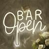 SONGYUNEON Bar Open - Targa al neon a LED per decorazione da parete, pubblicità luminosa, apertura USB, birra, luce al neon per caffè, bar, discoteca, decorazione domestica, grotta, feste, business