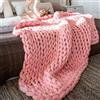 FASXZVM Morbido Coperta a Maglia Grossa, Fatto a Mano Super Spesso Coperta Lavorata a Maglia di Lana, Traspirante Accogliente Caldo Coperta per Divano Copriletto, per Divano Letto Poltrona Giardino ( Color :