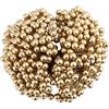 Jodsen Artificiale Bacche, Bacche di agrifoglio natalizio, 250 steli con 500 pezzi Bacche di agrifoglio artificiali su steli in filo metallico Mini bacche di frutta di Natale finte 8 mm per decorazioni Gold