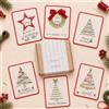 Generico Kit Biglietti Natalizi Ricamare, 6 Motivi Kit Creare Biglietti Natale | Kit Punto Croce Natalizio Principianti, Kit Ricamo Natalizio Fatto a Mano, Kit Ricamo Cartas Tema Natalizio