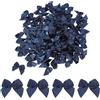 QUARKZMAN 100Pz Fiocchi Decorativi Mini, 2.54 x 2.54cm, Fiocco Piccolo, Fiocchi Regalo Mini, Fiocchetti per Bomboniere, Matrimonio, DIY, Decorazioni Regalo, Festa di Compleanno, Blu Navy