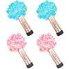 EHDWXVZM 4 Serie di Oggetti di Fuochi D'Artificio Ecologici E Biodegradabili con Nastri, Adatti A Docce per Bambini, Matrimoni E Feste di Compleanno. (Rosa, Blu)