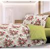 HomeLife Piumone Letto Singolo 180 x 250cm Made in Italy - Trapunta Letto Singolo Double Face - Piumone Singolo Invernale Caldo, Anallergico e Colorato, Fantasia Rose