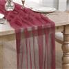 Artoid Mode Runner da Tavolo Garza Tulle Rosso Vino Natale 70x300 cm | Decorazione da Tavolo per Matrimoni Interni Vacanze Feste e Compleanni