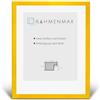 RahmenMax Skane - Cornice per puzzle, 33,5 x 48,5 cm, colore giallo, sfondo bianco, vetro sintetico trasparente