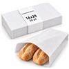 OTHERWISETRIVIAL 50 Sacchetti di Carta Bianca per Alimenti e Altro 14x28cm - Buste di Carta per Negozi, Panini, Brioche, Pizzette, Caramelle, 50 PZ BIANCA14X28CM