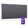 KLARSTEIN Pannelli Radianti Infrarossi 770W - Montaggio a Parete, Controllo WiFi Via App, IP24, Termostato & Timer, Riscaldamento Efficiente, Silenzioso, per Stanze Fino a 14m²,Grigio Scuro