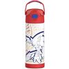 THERMOS FUNTAINER Borraccia isolata sottovuoto in acciaio inox da 473 ml con coperchio a beccuccio largo, Sonic